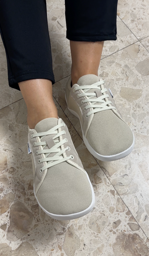 WideStep customer wearing our shoes
