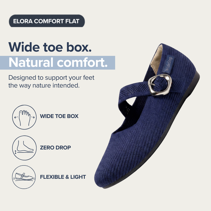 WideStep™ Elora Comfort Flat